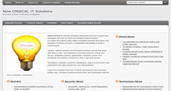 Desktop Screenshot of nowcritical.com